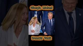Giorgia Meloni - Donald Tusk🔥👍 #shorts