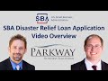 Applying for SBA Disaster Relief Loans Video Overview