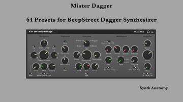 Mister Dagger - 64 Presets for Beepstreet Dagger Synth