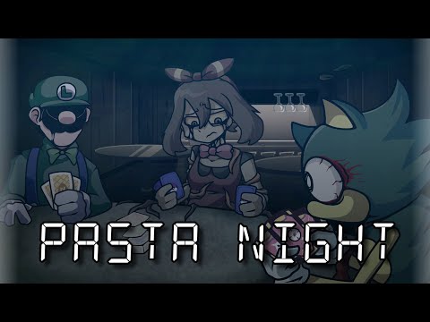 Pasta Night DROWNED MIX Pasta Night But Sung By L Is Real May And Sink Fnf 