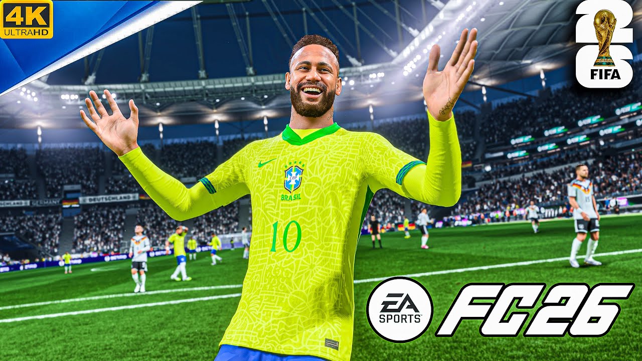FC 26 – Brazil vs Germany | FIFA World Cup 2026 Final | PC™ 4K60FPS Gameplay