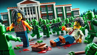 Lego Zombie School Attack: Can Students Survive and Escape