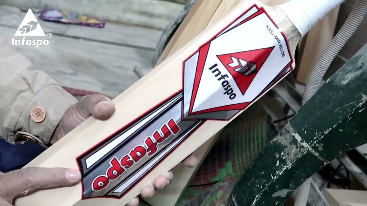 CRICKET BAT STICKER MAKING | INFASPO