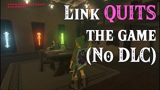 BotW Link QUITS the game! ..No DLC in Zelda Breath of the Wild (Spoilers)