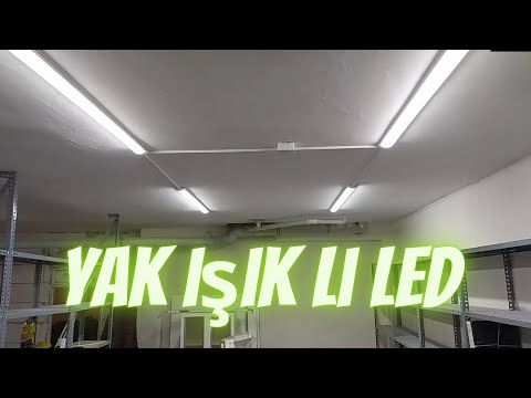 Video: LED aydınlatma armatürleri özel kablolama gerektirir mi?