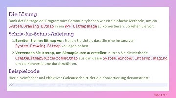 Wie man ein WPF BitmapImage aus einem System.Drawing.Bitmap lädt