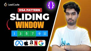 Sliding Window Pattern Explained | DSA for Beginners | LeetCode Sliding Window Tutorial in Hinglish