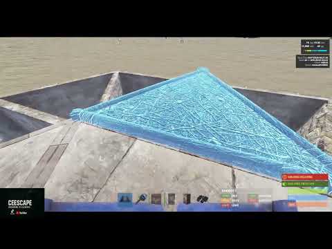 Rust how to floor stack and bunker a circle base