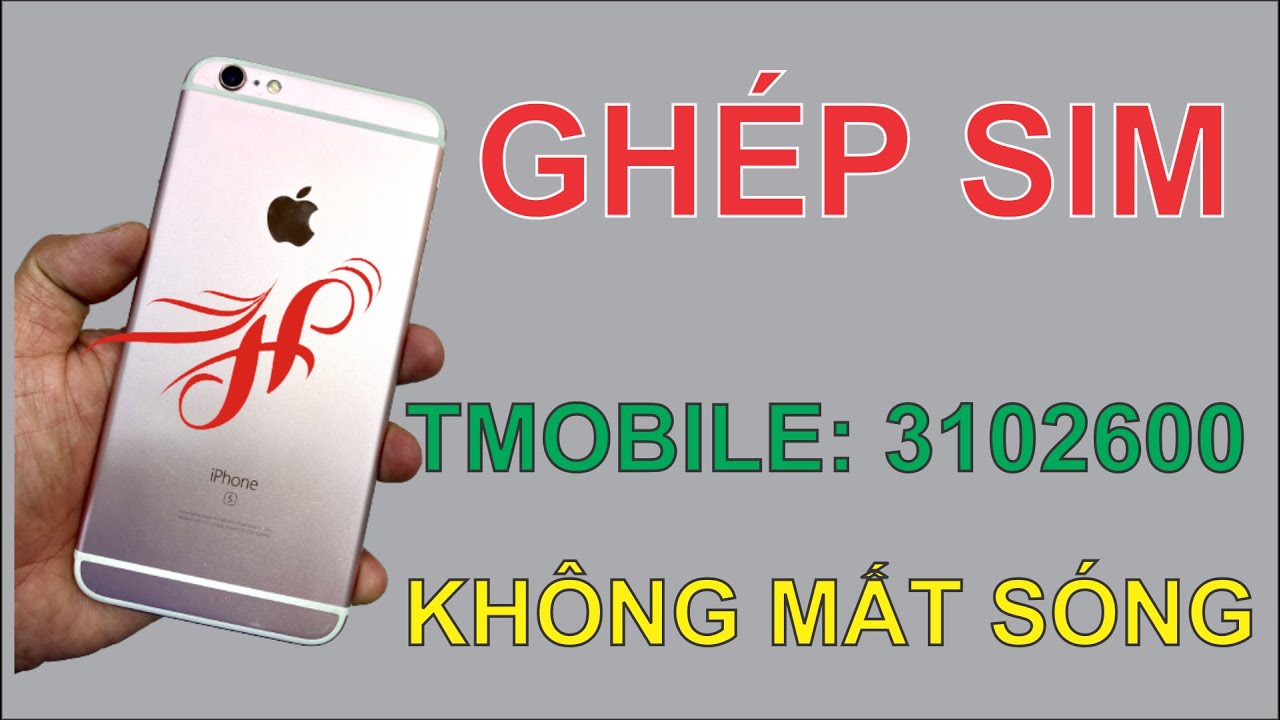 Ghép sim IMSI iPhone 6SPlus Lock Us TMobile không mất... - youtube