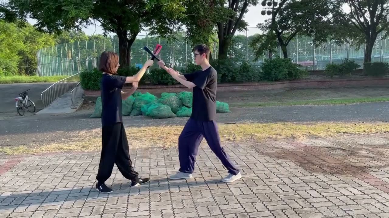 Flying Rainbow Kungfu Fan - Two Person Exercise