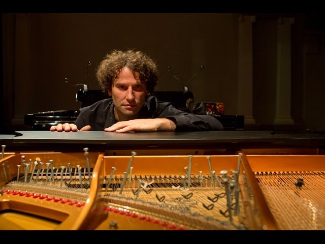 David Greilsammer demonstrates a prepared piano