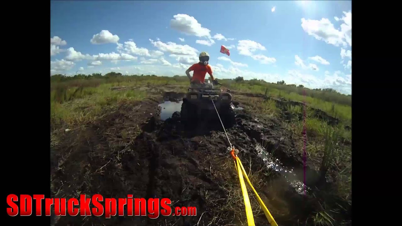 ATV Winching with PE2.5 YouTube