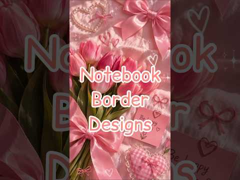 4 Simple Drawing Border Design for Project Front Page ✨Beautiful Drawing Ideas for Title Page Design