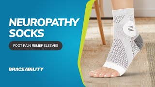 Relieve Neuropathy Pain With The Braceability Compression Socks