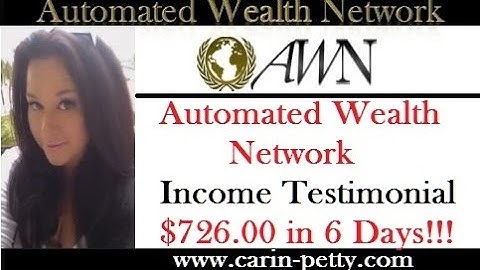 Automated Wealth Network Income Proof -$726.00 in 6 Days