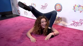 Sofie Dossis Amazing Contortion Act On The Pink Carpet