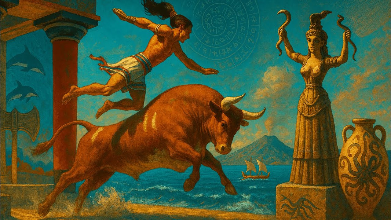 Minoan Civilization Explained: Knossos, Bull-Leaping, Linear A & the Fall of Crete