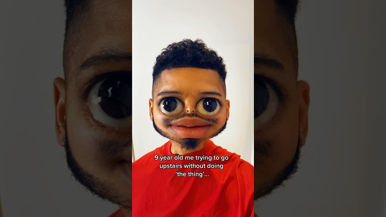 9 YEAR OLD ME RUNNING UPSTAIRS 😂 