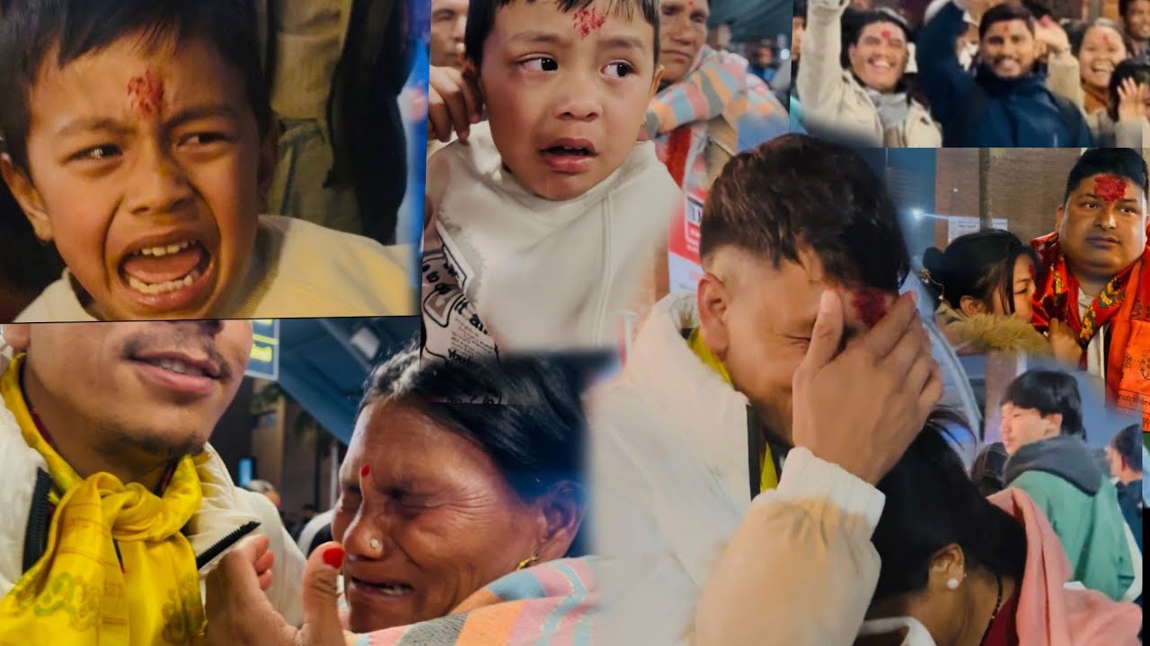 सारै गारो हुने बिदाइ गर्न 😢✈️ छुट्टिदा रुवाबासि नै भयो हौ😢😢समाल्नै गारो हाम्लाई😞🤞✈️✈️🌏nepal to japan