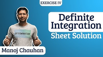 Definite Integration | Sheet Solutions | Exercise - 4 | Question - 127 | Manoj Chauhan