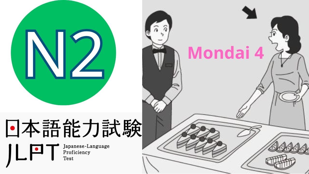 JLPT N2 Choukai 2024 Mondai 4 Listening Practice with Answers