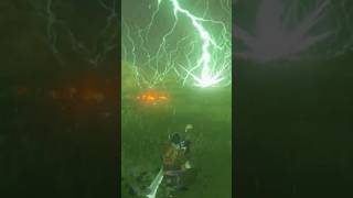 The Lightning Is So Violent In This Game #shorts #highlights #zelda #botw #weather #rain #lightning