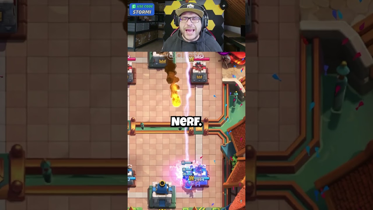THEY NERFED ZAP 🙏😔🫠 #clashroyale