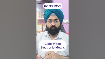 Section 2(a) BNSS Explained | What Are Audio-Video Electronic Means in Law?