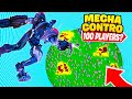 MECHA vs 100 persone su Fortnite!! Assurdo