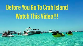 Crab Island  11 Things to Know #crabisland #Destin #florida #traveltips