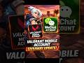 Only 3 Days Left 😳 Valorant Mobile Giveaway Update #shorts #viral #trending