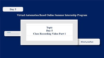 Class Recording Video Numeric and Numeric representation