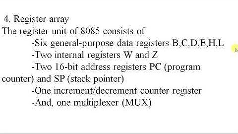 CS208 Block Diagram of 8085 Microprocessor part 2 by Vishnu Sharma, lecturer, RPGPC Dausa