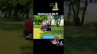 Redneck lawn mower Redneck lawn mower