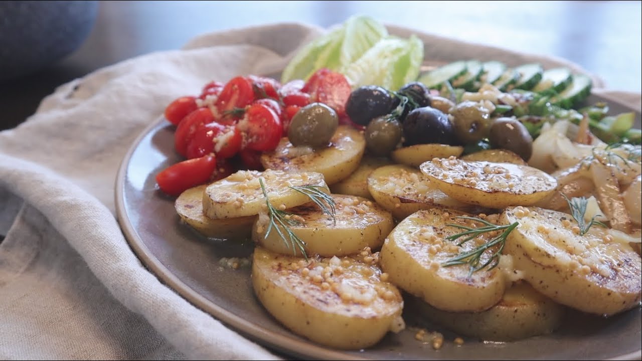 Теплый салат из помидоров и картофеля | Всегда отлично подходит для завтрака, обеда или ужина! ENGcc