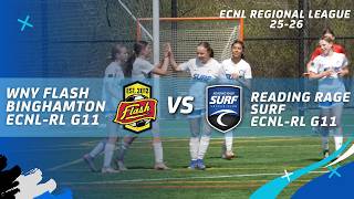 WNY FLASH BINGHAMTON ENCL-RL G11 vs READING RAGE SURF G11 ECNL RL | ECNL Regional League