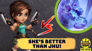 How Good is Lara Croft vs OSH? | Hero wars Dominion Era