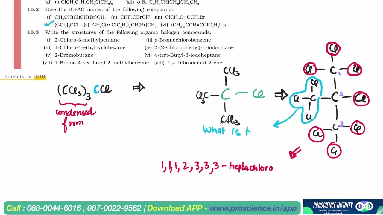 Give Iupac Names Of The Following Compoundsa Ch3ch