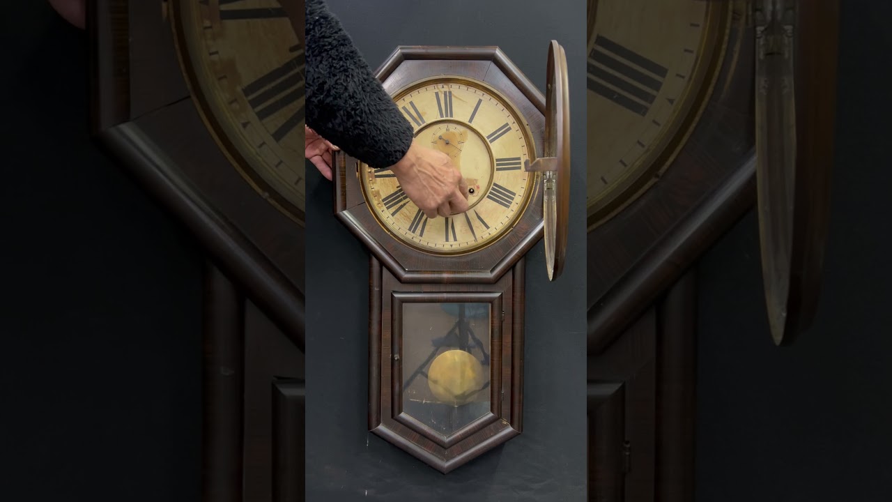 ANSONIA CLOCK/アンソニア 大型壁掛け 振り子時計 ゼンマイ式ボンボン