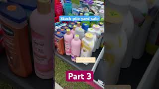 Stock pile yard sale pricing‼️😱 #shorts #couponing #yardsale #stockpilesale #subscribe #stockpile