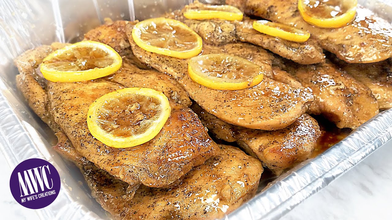 PECHUGAS DE POLLO AL LIMON Y MANTEQUILLA receta fácil, rápida y