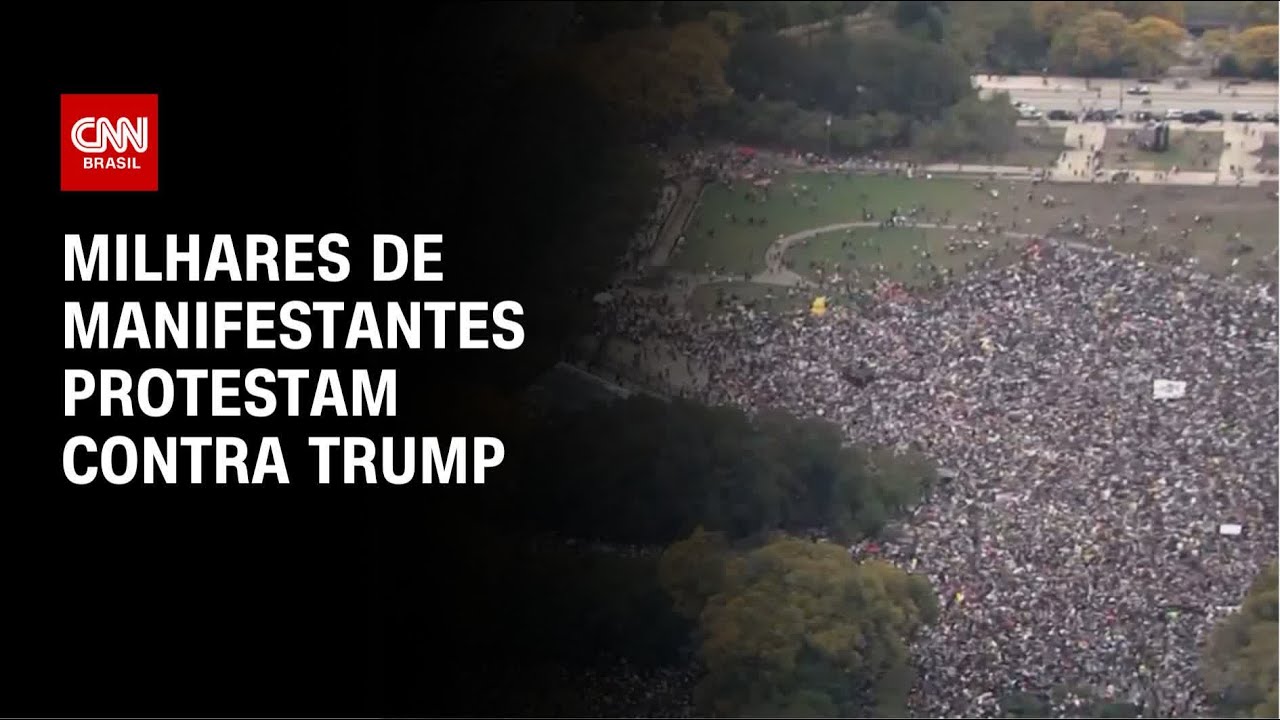 Protestos contra Trump reúnem milhares de pessoas em vários estados dos EUA | BOLETIM CNN