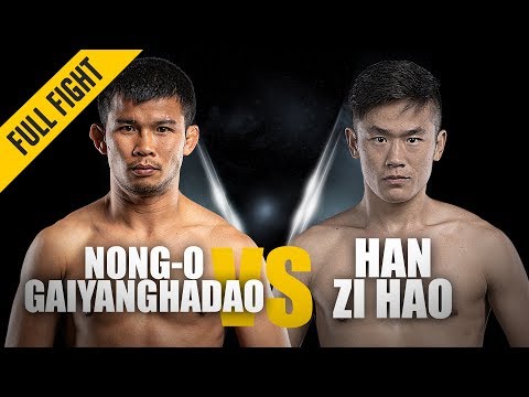 ONE: Full Fight | Nong-O Gaiyanghadao vs. Han Zi Hao | New World Champion | February 2019