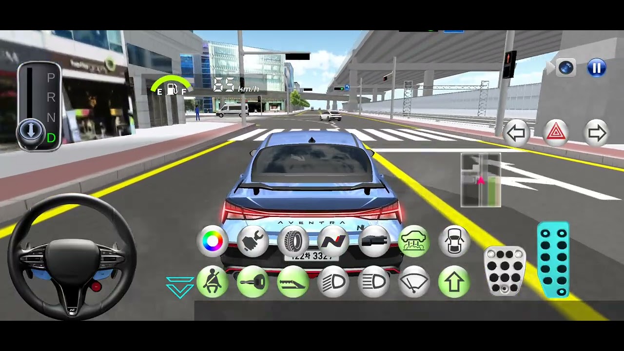 갑자기 이상해졌어요 마지막에 3D 운전교실 갑자기 종료