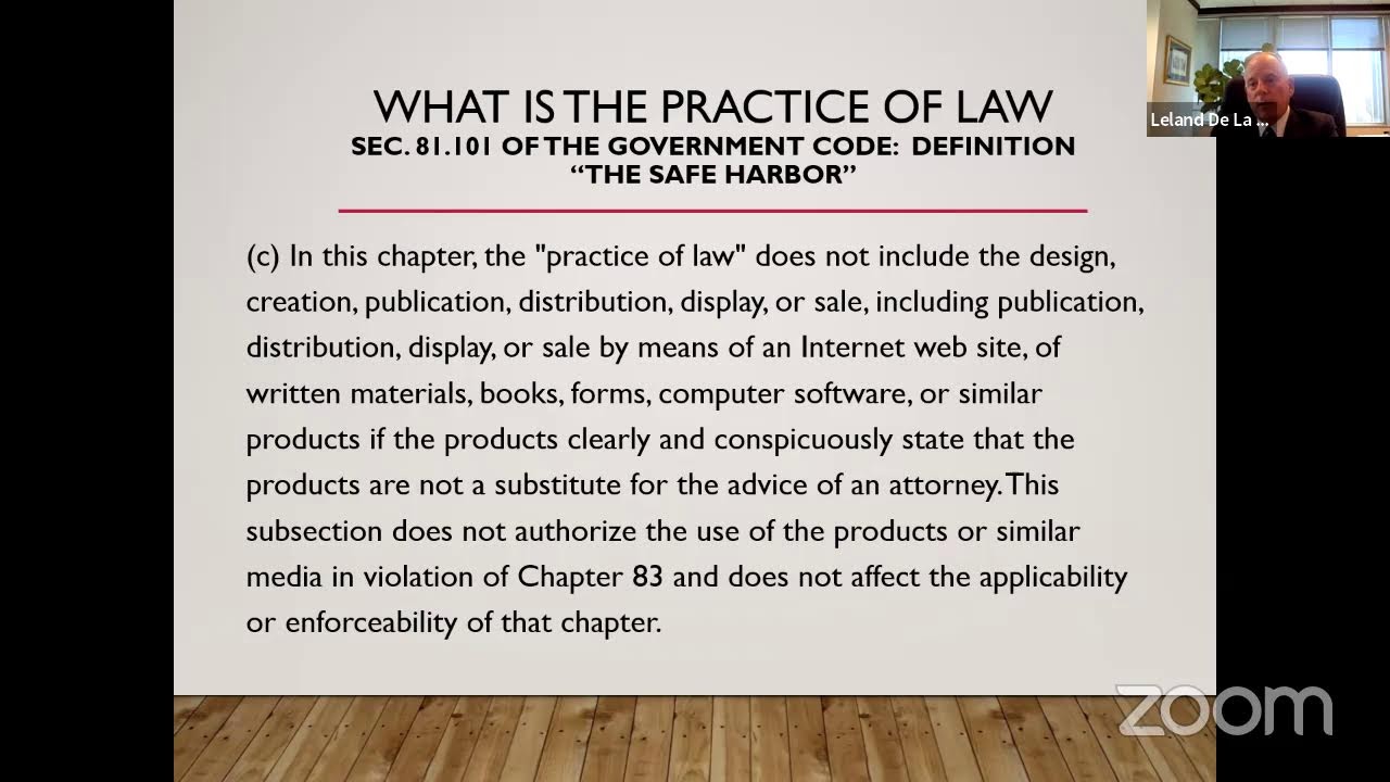 AMOS: Unauthorized Practices of Law & How to Avoid Scams (Sept 2024)