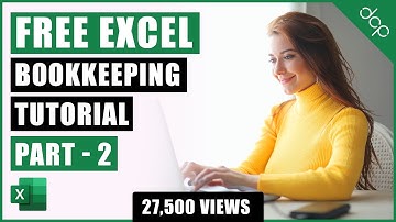 Bookkeeping for Small Business - Excel Tutorial - Part 2 - Invoice Template - Bookkeeping Training