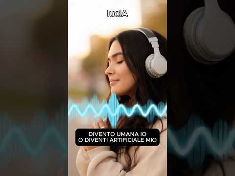 Video lucIA o divento umana io o diventi artificiale mio