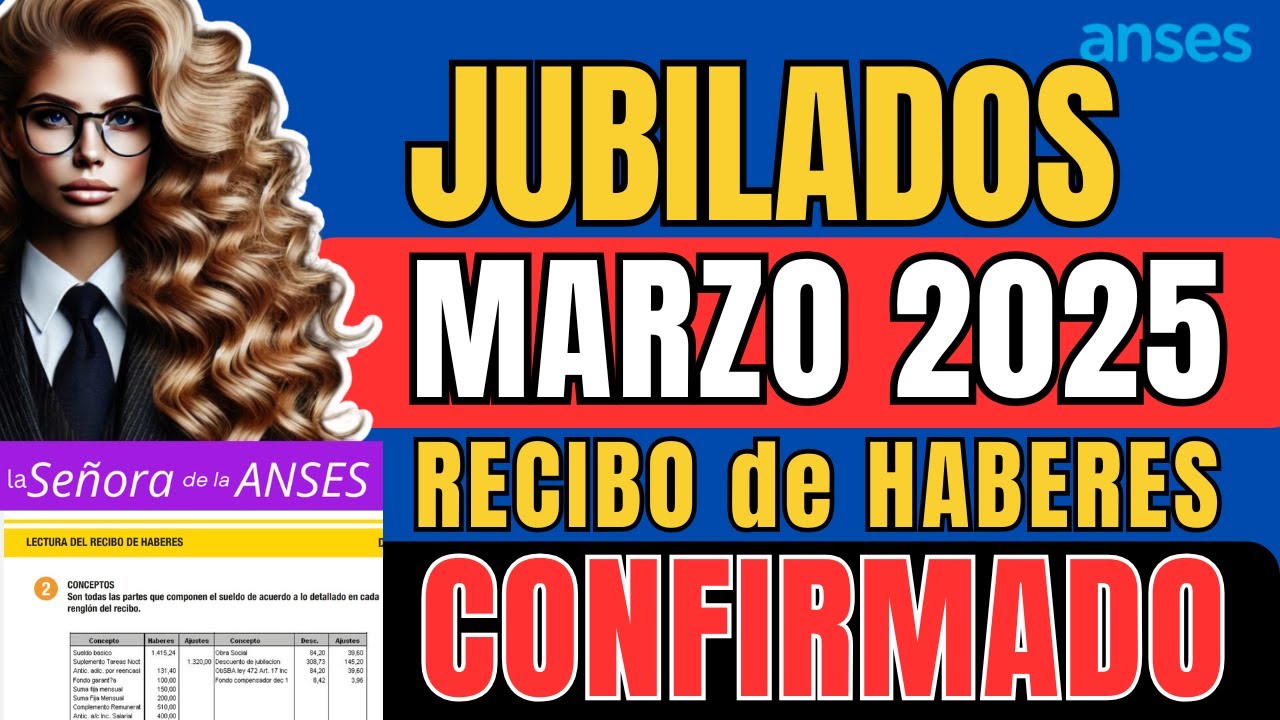 🔴 ANSES: AUMENTOS y BONO CONFIRMADOS para JUBILADOS en MARZO 2025 ...