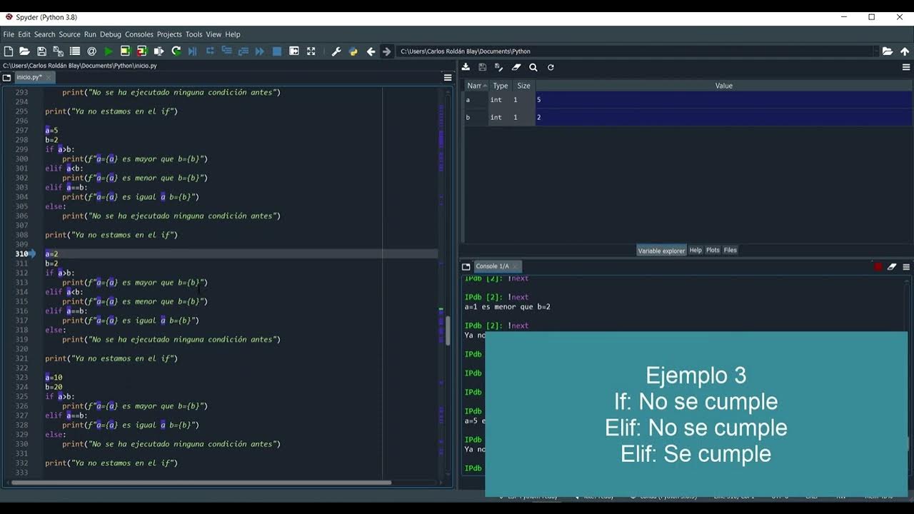 Instrucciones condicionales en Python | 12/23 | UPV - YouTube