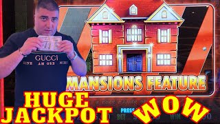 Huff N More PuffスロットでMANSION BONUSを獲得し、高額ジャックポットを獲得しました screenshot 3
